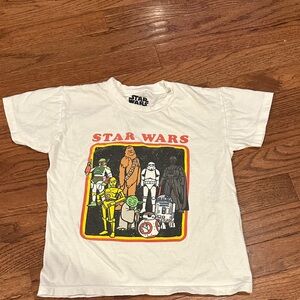 Star Wars White Cotton T-Shirt